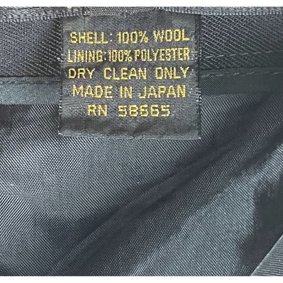 Vintage Classiques Entier 100% Wool Black Pants, Women's Size 16 - Picture 11 of 11